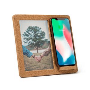 Cork Wireless Charger with photo Frame