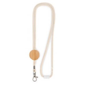 Kara Cotton cord Lanyard