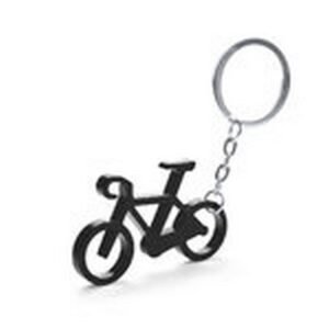 Keychain bicycle shaped