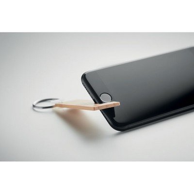 Keyring with phone stand