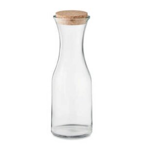 Recycled glass carafe